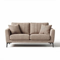Divano in tessuto per soggiorno con cuscini decorativi – 180 x 85 x 80 cm