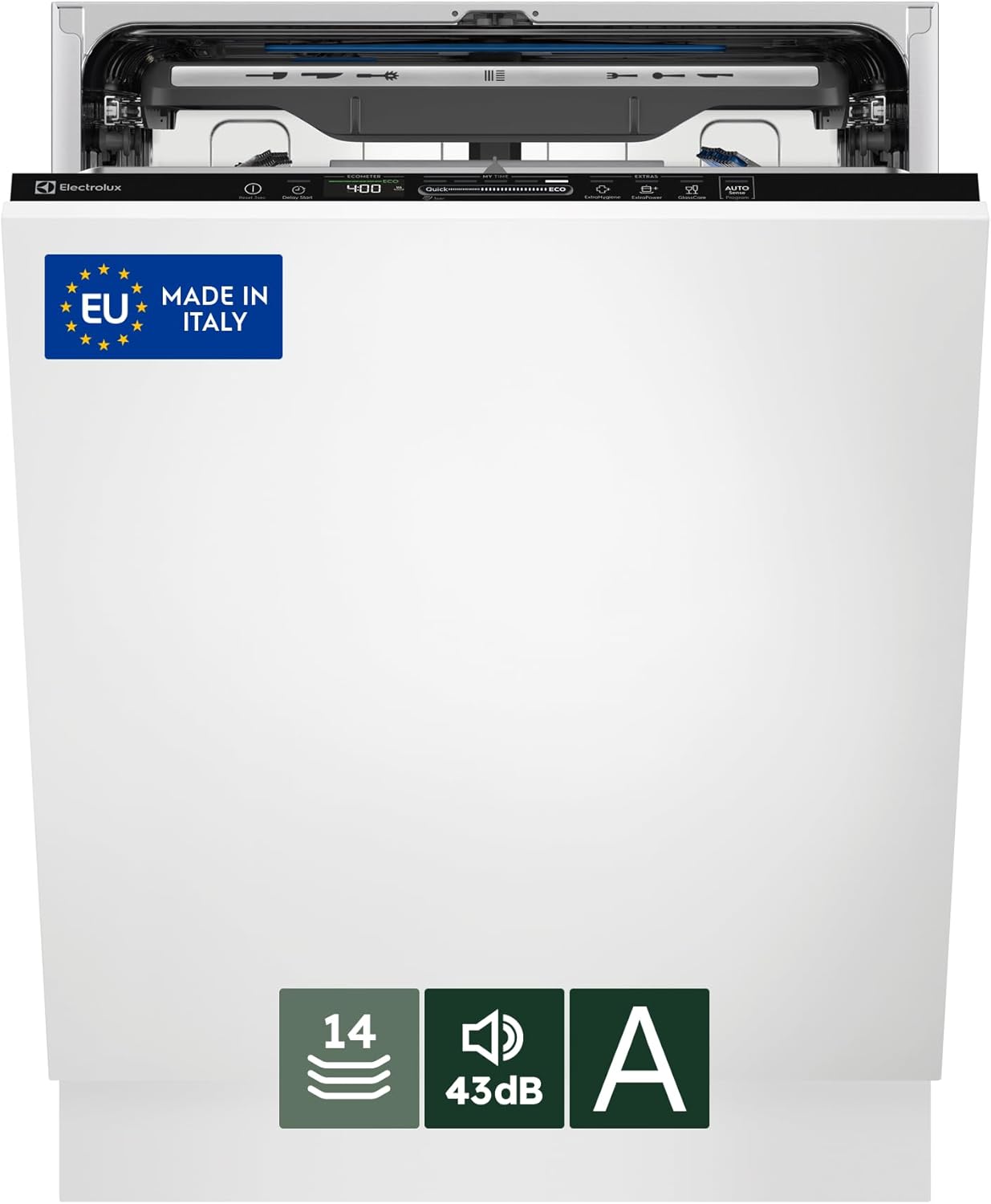 Electrolux Serie 600 Lavastoviglie Integrata Totale, 60 cm, EES68615L, Tecnologia SatelliteClean® 60 cm, Vassoio Portaposate MaxiFlex, 14 coperti, 560x596x818 mm