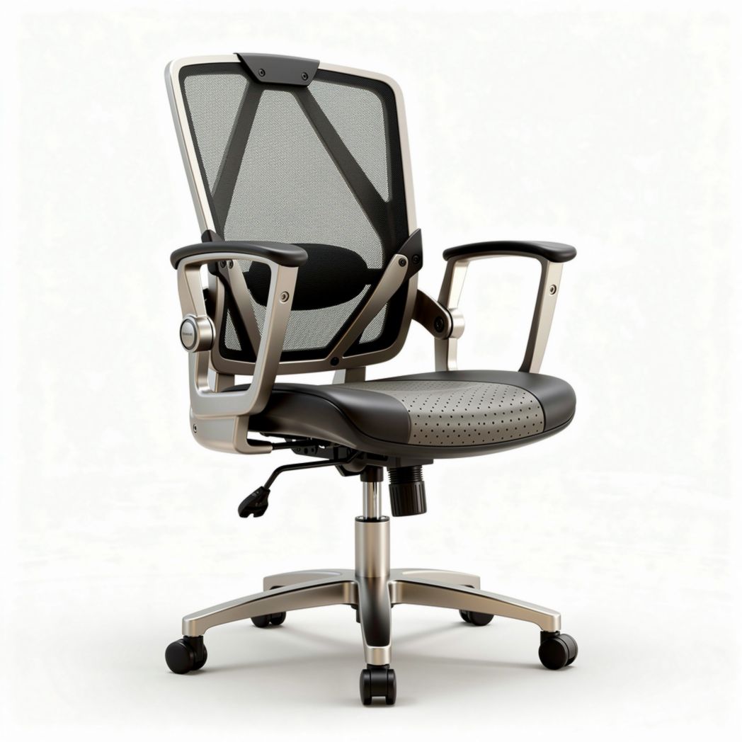 Sedia da ufficio in rete traspirante per ambiente lavorativo – 60 x 60 x 100 cm