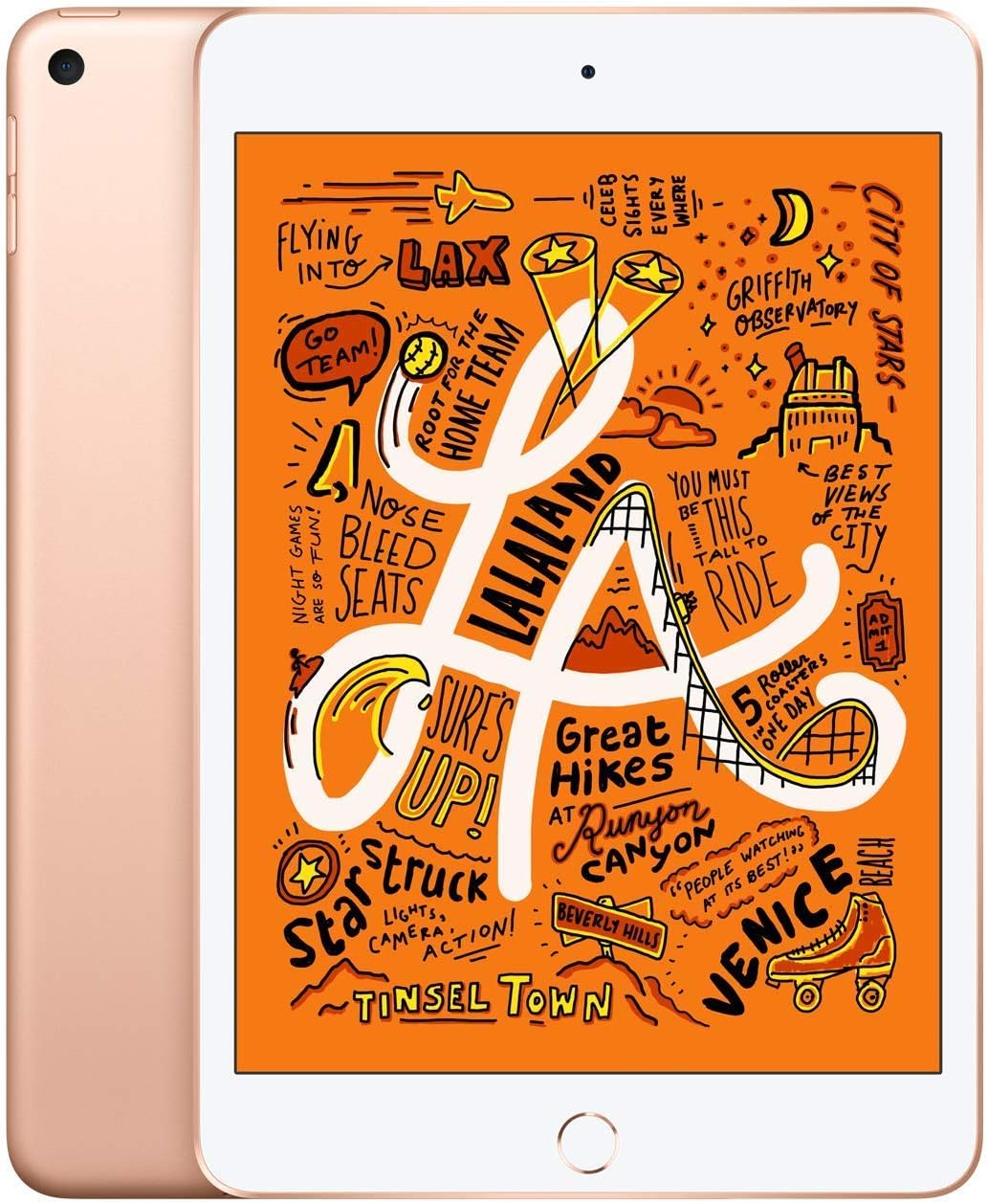 2019 Apple iPad Mini (7,9-pollici, Wi-Fi, 64GB) Oro (Ricondizionato)(Oro)