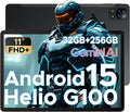 DOOGEE TAB E3 Tablet Android 15, 11 Pollici FHD 32GB RAM + 256GB ROM/TF 2TB, Octa Core Helio G100, Tablets con sim, 8800mAh, Gemini AI, 13MP+5MP/GPS/BT5/OTG/FACE ID/Doppi altoparlanti/3.5mm Jack Port