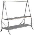 Generico Scaffale portaoggetti da Campeggio for Esterni, Portatile, Pieghevole, in Acciaio Inossidabile