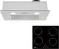 Ciarra CBCS5913A Cappa Aspirante 52cm e CABBIH4-D Piano Cottua a Induzione 4 Fuochi