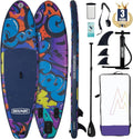 OVERMONT SUP Gonfiabile Antiscivolo per Adulti - Stand up Paddle Board Gonfiabile - Tavola da Paddle in Piedi con Accessori - Ideale per Principianti e Esperti