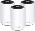 TP-Link Deco XE75 (3-pack) Mesh Router AXE5400 Wi-Fi 6E Tri-Band, Per Tutta La Casa, Porta Gigabit, 802.11ax 6 GHz, AI-Driven, TP-Link HomeShield, MU-MIMO, OFDMA