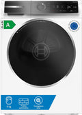 Bosch WRB247C0IT Serie 8 Asciugatrice smart a pompa di calore, 9 kg, Classe energetica A, Condensatore autopulente, Sensori di asciugatura intelligenti, Riduce le pieghe, Bianco, 60 Cm