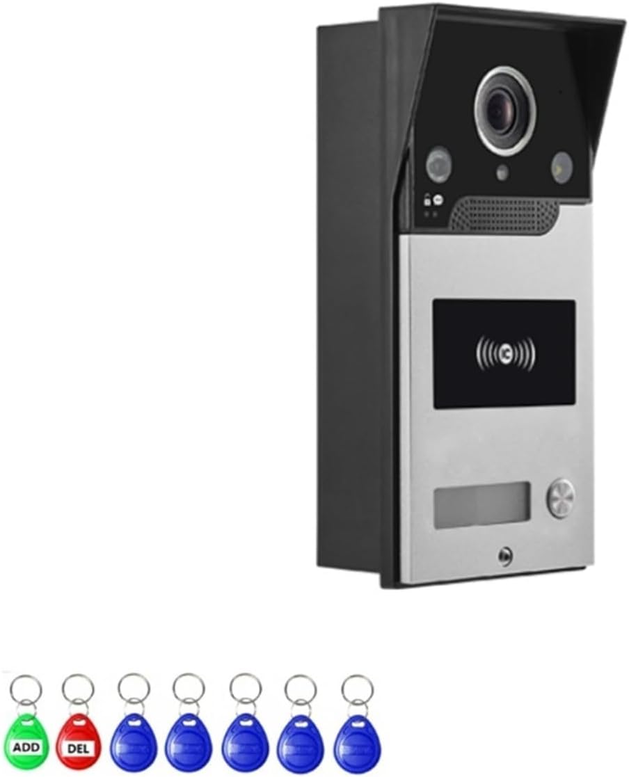 WIFI Smart Videocitofono Campanello Telecamera Esterna Citofono Wireless POE For Appartamento Domestico Audio Bidirezionale(B Kit Add 32G TF Card)