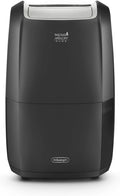 De'Longhi Tasciugo AriaDry Multi - Deumidificatore Casa Portatile, Purificatore d'Aria, Assorbi Umidità 21L/Giorno, Asciugabiancheria, Antimuffa, Wi-Fi e Alexa, Display LCD, Grigio (DDSX220WFA)