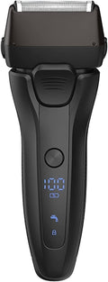 Rasoio Elettrico da Uomo con Lamina elettrica, Rasoi elettrici da Uomo con precisione Pop-up e rifinitore for basette, Rasoio Ricaricabile, Wet  Dry Cordless