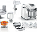 BOSCH - Robot da cucina Serie 2 - Robot da cucina - 700W - 4 velocità + turbo - Ciotola in acciaio inox 3,8 L - Frullatore 1,25