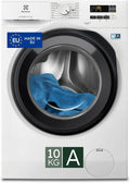 Electrolux EW6F110G Lavatrice a Carica Frontale, Tecnologia SensiCare, Serie 600, 10 kg, 1351 Giri al Minuto, Programma Hygiene e Lavaggio Rapido, 847x597x636 mm, Bianco, Classe A