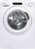 Candy Smart CSWS4852DW3/1-11, Lavasciuga a carica frontale, 8+5 KG, Classe D, 1400 giri, 79 dB, Partenza Ritardata, 16 programmi, Bianco, AxLxP 85x60x53 cm