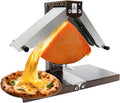 Scioglitore per Raclette a Riscaldamento Rapido da 1000 W, Scaldaformaggio Commerciale in Acciaio Inox, Riscaldamento su Due Lati, Interruttore di Sicurezza, Tubi Pieghevoli 220V