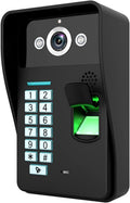 Videocitofoni di videocitofono con campanello wireless wireless cablato 720P con telecamera IR-CUT HD con password RFID for impronte digitali Protezione Smart Home