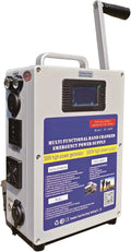 Generatore a Manovella da 500 W, 200 Wh, 46800 mAh, Stazione di Alimentazione Portatile con Presa, 220 V AC/DC/USB Generatori di Alimentazione Mobile, Alimentazione di Emergenza