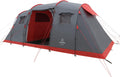 JUSTCAMP Lake 6 Tenda da Campeggio 6 posti (560 x 230 x 200 cm)