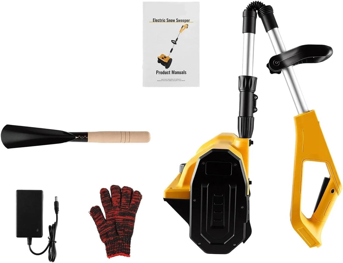 Pala Da Neve Elettrica 33000 Giri/min, 1500 W, Soffiatore Senza Fili 21 V, Distanza Di Lancio 8 M, Batteria 18