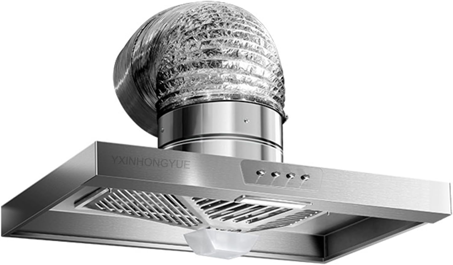 Cappa da Cucina ad Alto Volume d'Aria da 7-8 Pollici 2800 RPM 80W Acciaio Inox Ventilatore per Bagno per l'estrazione Rapida dei fumi di Cucina (Basso Rumore),7inch